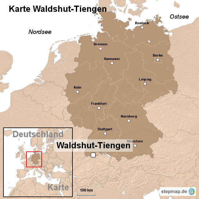 Waldshut-Tiengen Map